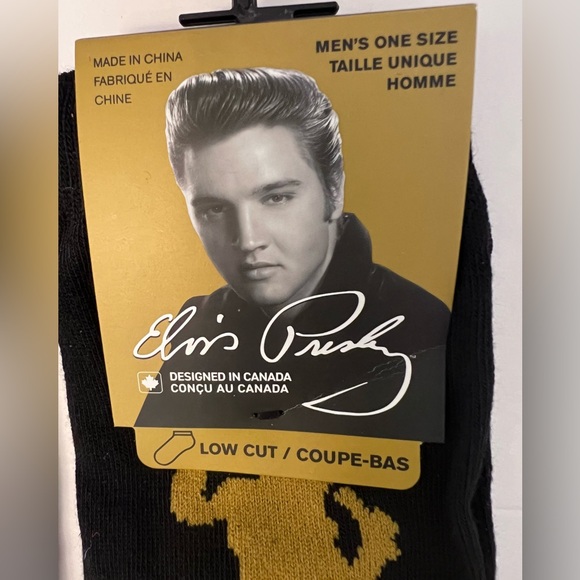 Elvis Presley Low Cut Socks / Lot of 3 / New - Picture 5 of 10